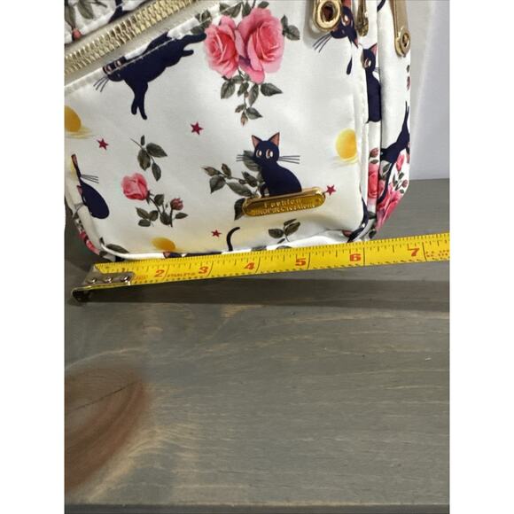 Sailor Moon Luna Floral Mini Backpack Single Strap Jingpin Creations NWT - Picture 10 of 10